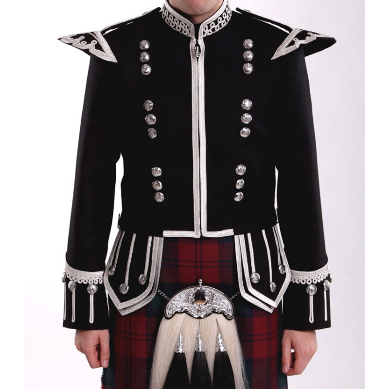 Gabardine Scots Guards Style Doublet Castellated Shoulder Shells main image 1
